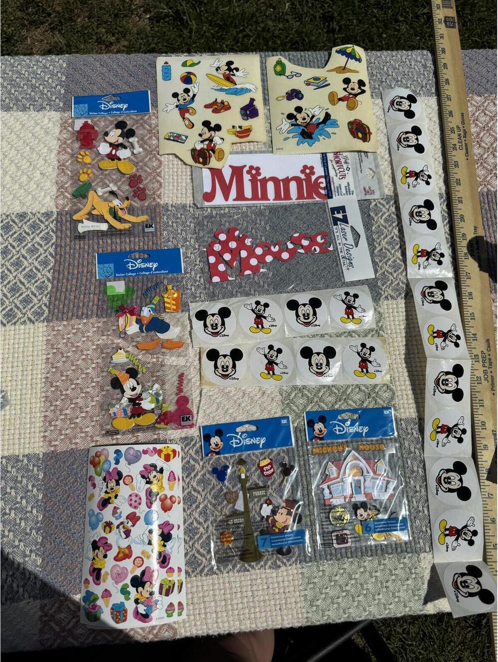 Vintage Disney Mickey and Friends Sticker Collection